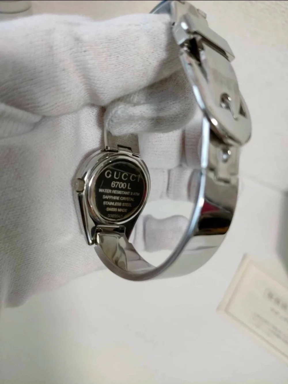 GUCCI  watch buckle strap stainless steel 6